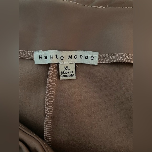 Faux Leather Skort - Picture 2 of 8